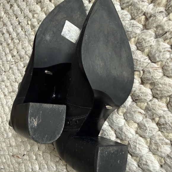 Tony Bianco Sleek Black Ankle Booties - Picture 4 of 5